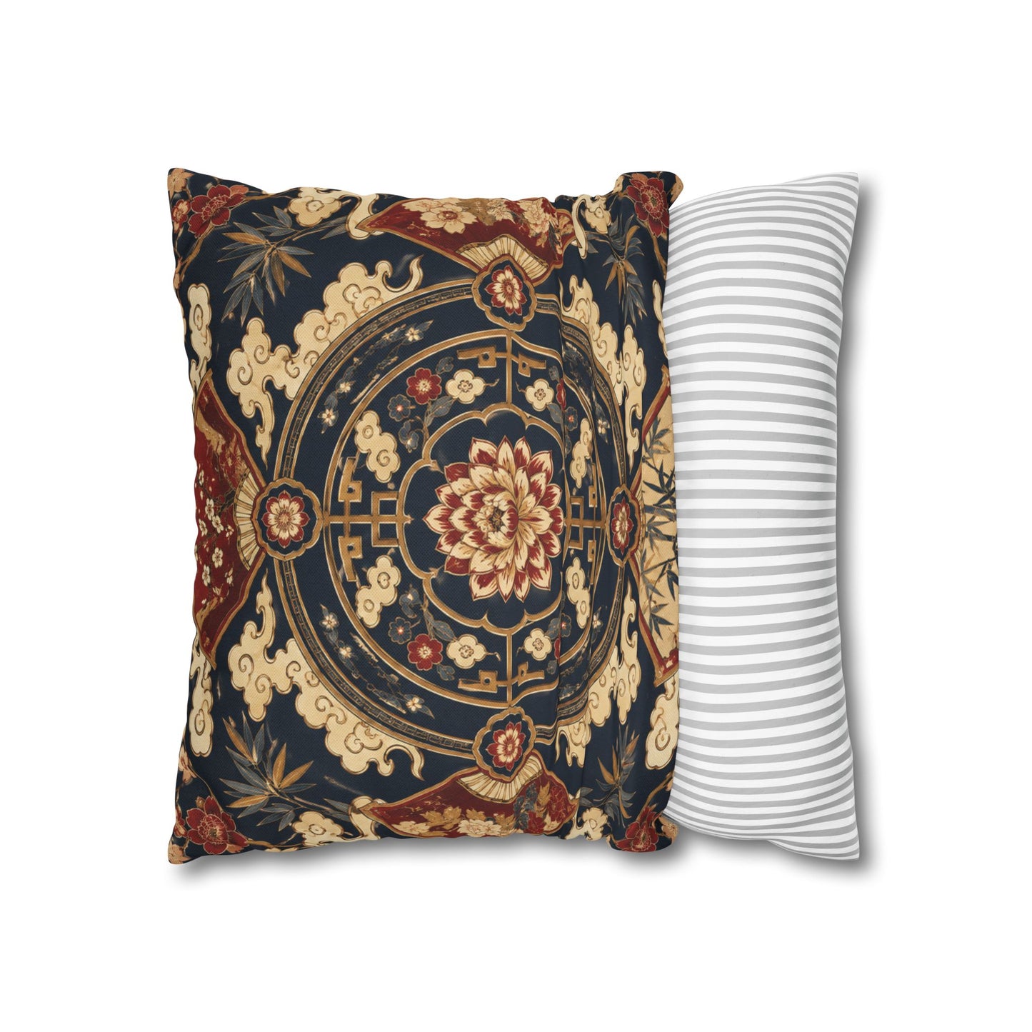 East Asian Mandala Pillow Case