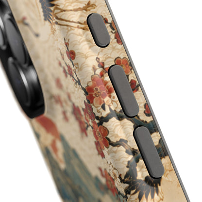 East Asian Vintage Landscape iPhone Case | Magnetic Impact-Resistant Case