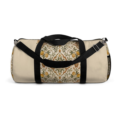 Mediterranean Moroccan Lemon Gym Duffle Bag