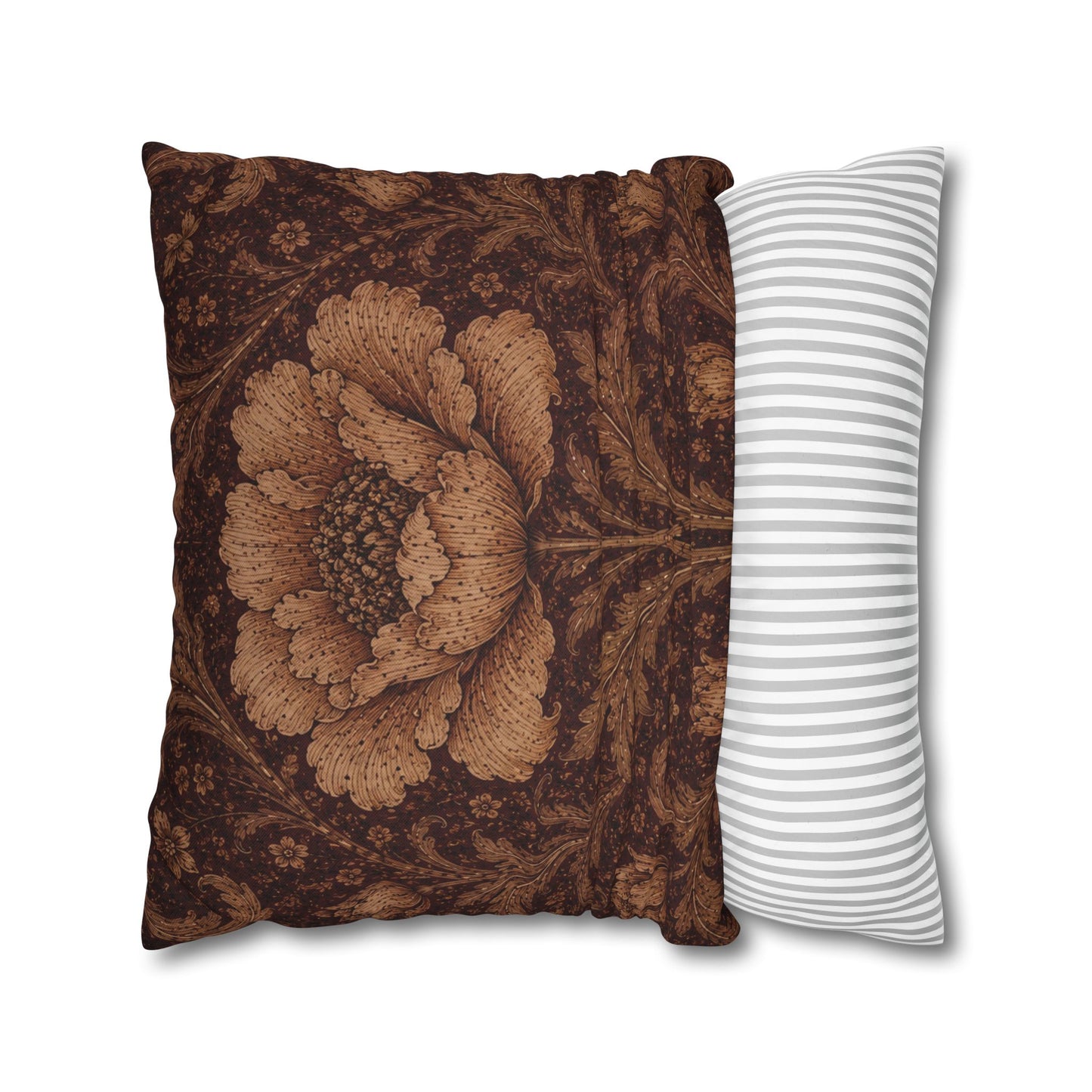 William Morris Floral Damask Rose Pillowcase Cover