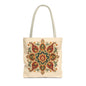 Indian Vintage Floral Mandala Full Art Tote Bag