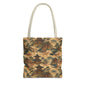 Vintage Japanese Temple Painting Full Art Tote Bag