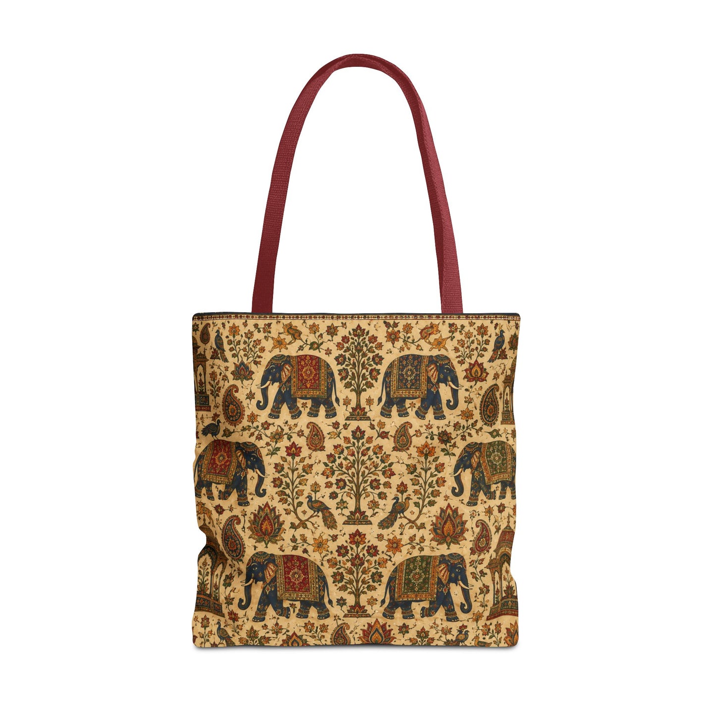Indian Vintage Traditional Elephant Full Art Tote Bag