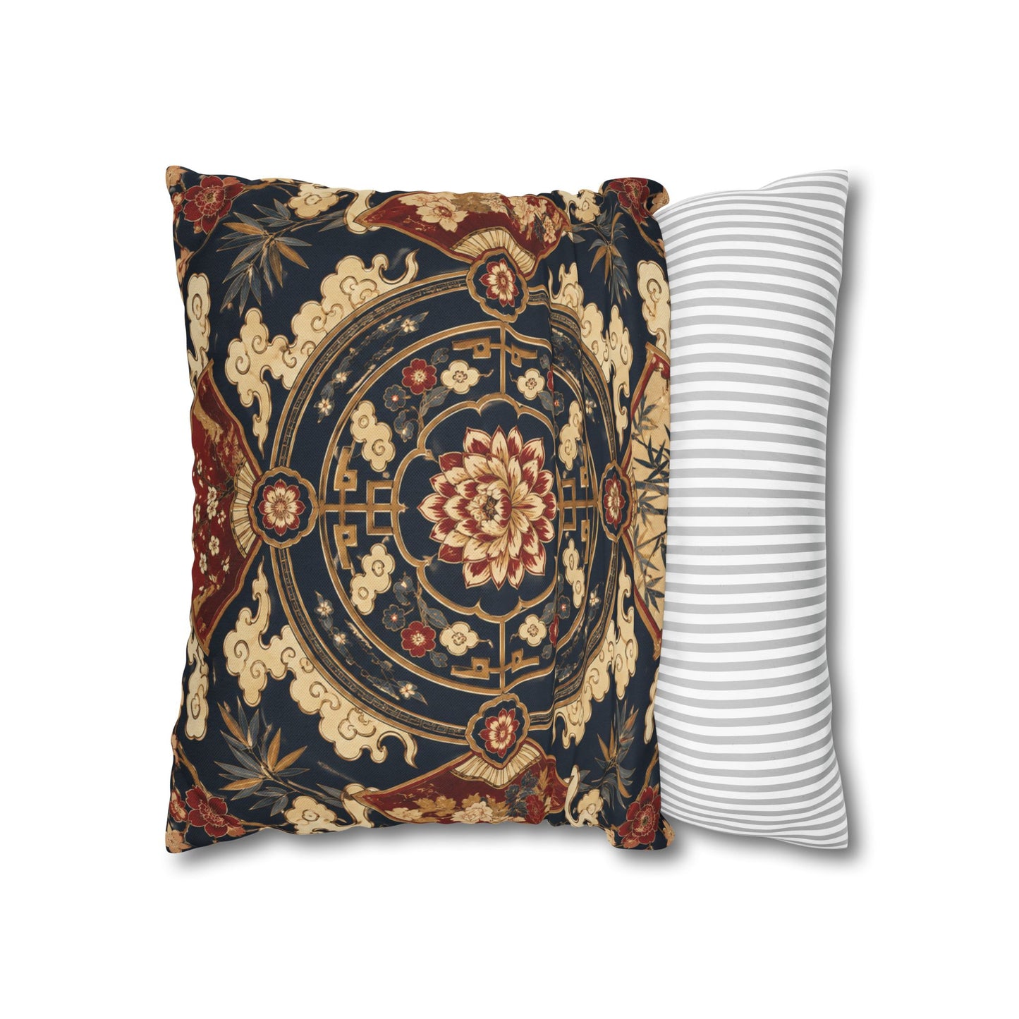 East Asian Mandala Pillow Case