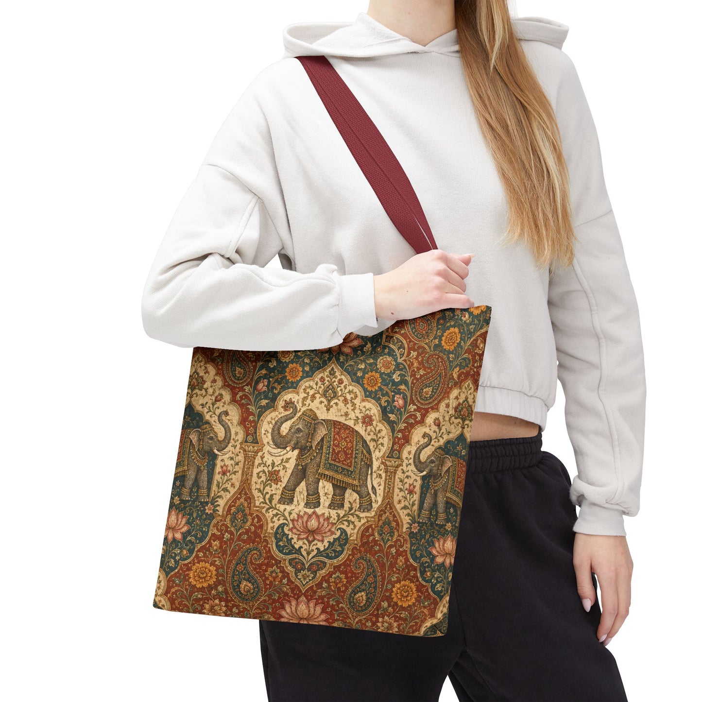 Indian Vintage Tapestry Full Art Tote Bag