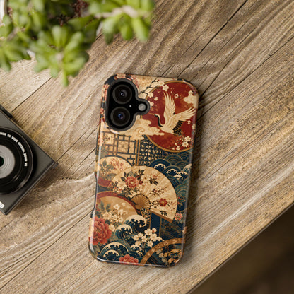 East Asian Floral iPhone Case | Magnetic Impact-Resistant Cases