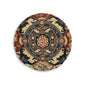 East Asian Mandala Round Tufted Floor Pillow