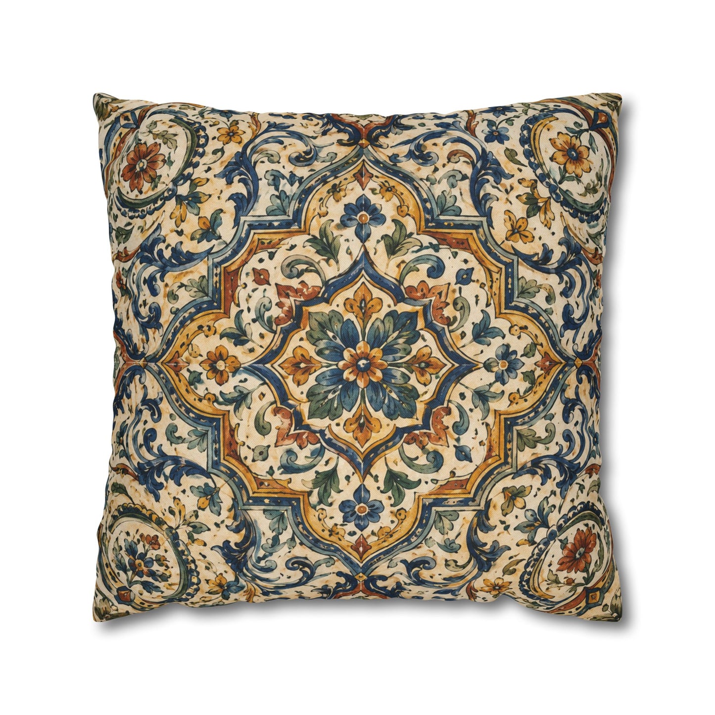 Moroccan Spanish Pillow Case Cover