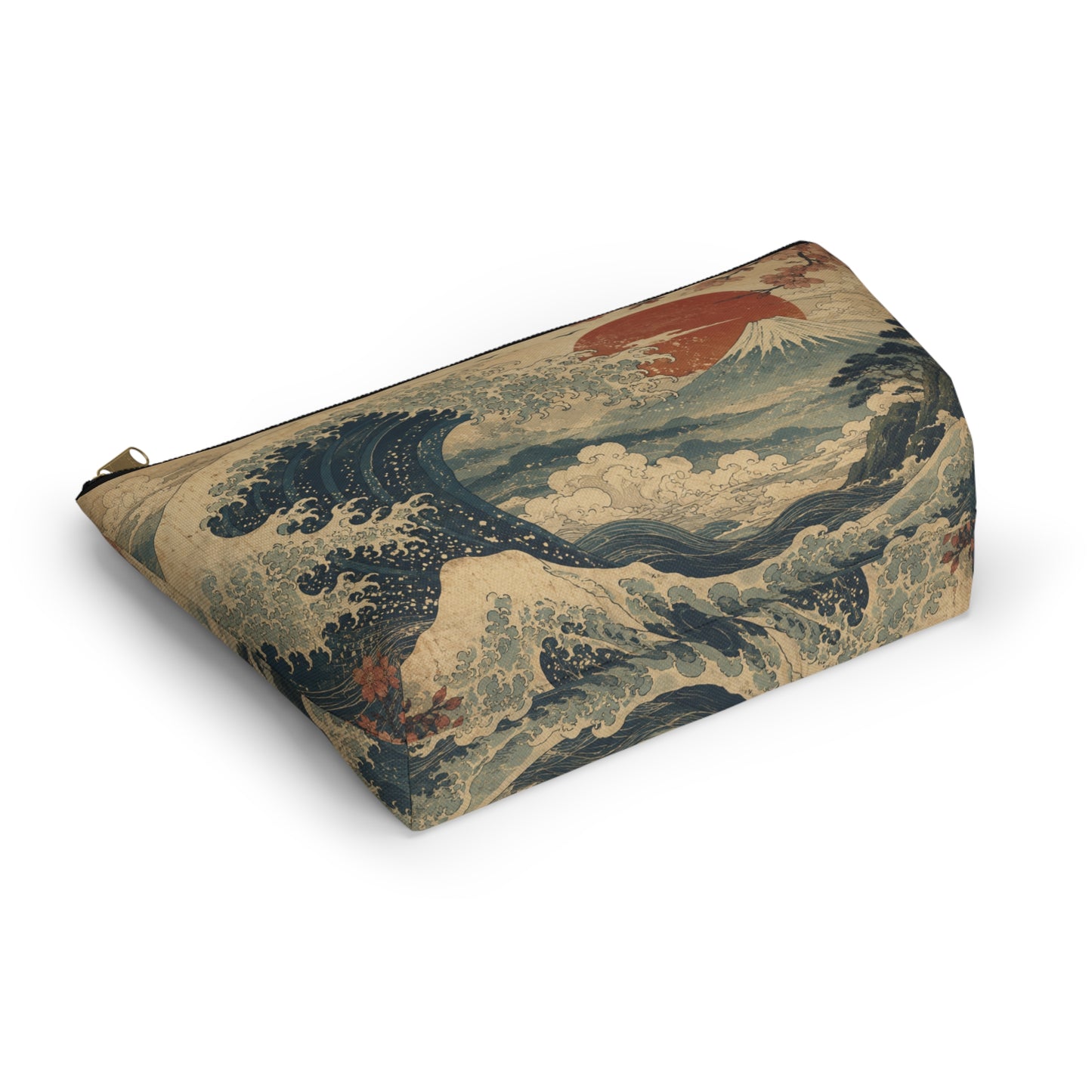 Vintage Japanese Wave Make Up Accessory Bag