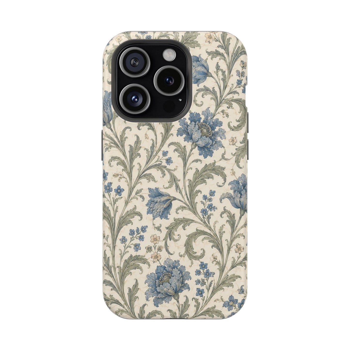 William Morris Floral Blue Magnetic iPhone Cases