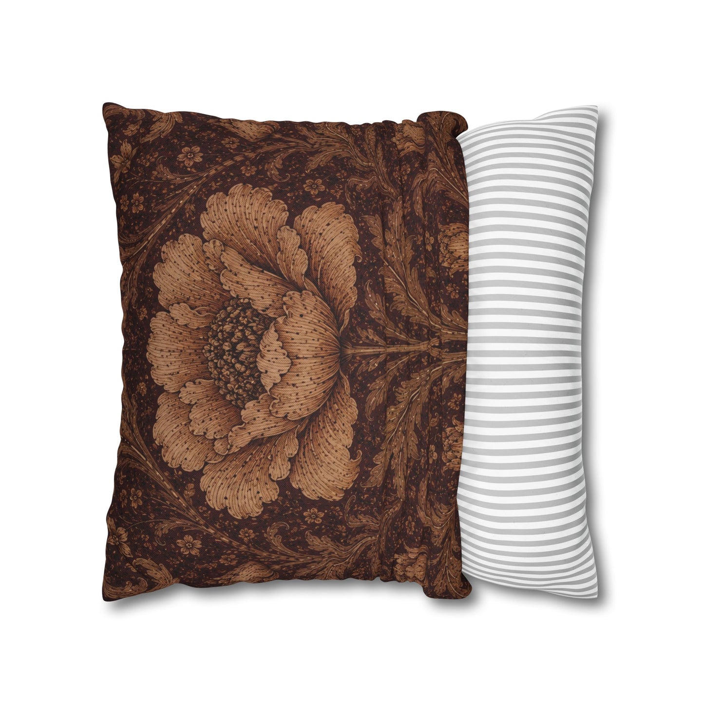 William Morris Floral Damask Rose Pillowcase Cover