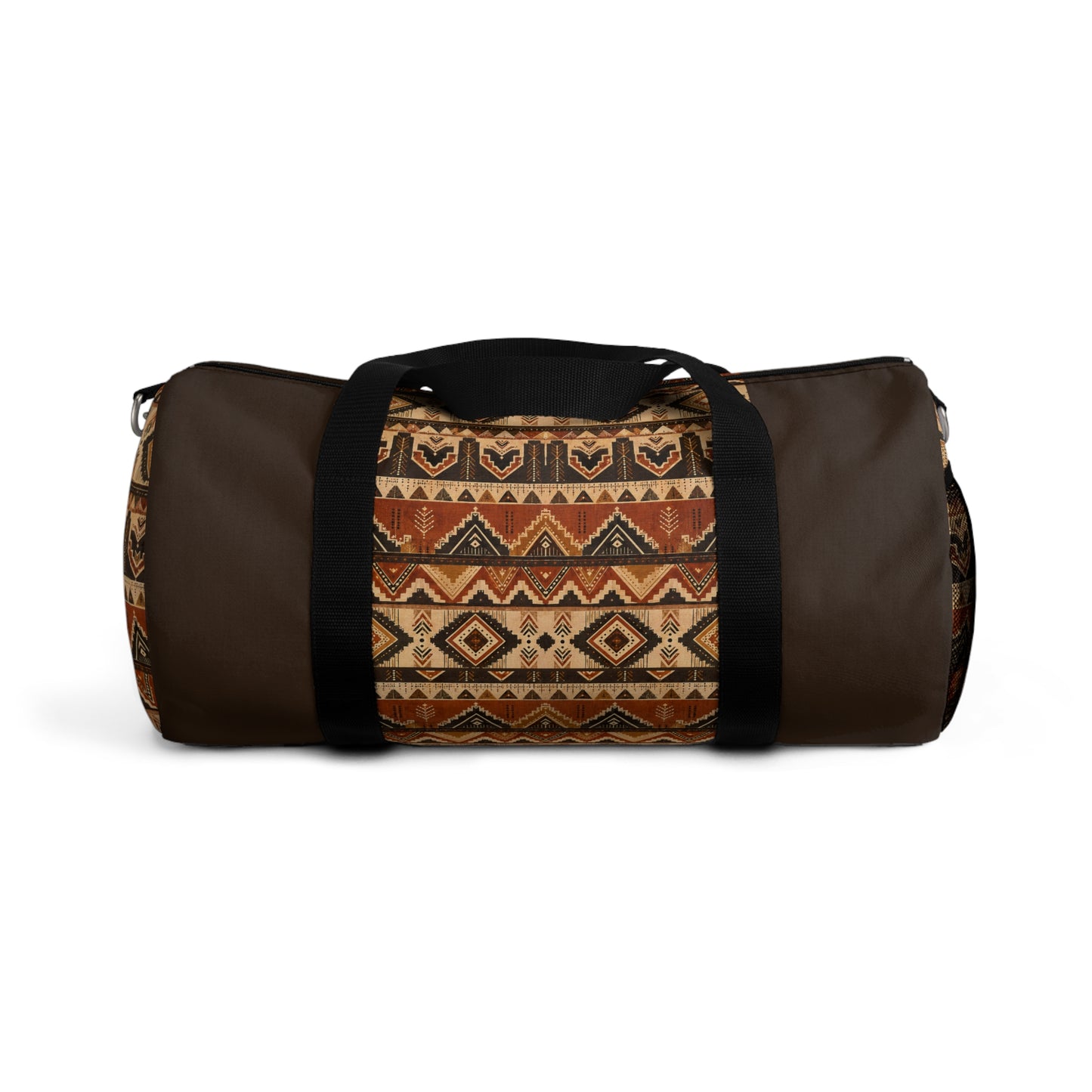 African Tribal Traditional Dark Chocolate Gym Duffel Bag