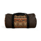 African Tribal Traditional Dark Chocolate Gym Duffel Bag