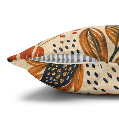 African Tribal Botanical Palm Pillow Case Cover