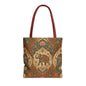 Indian Vintage Tapestry Full Art Tote Bag