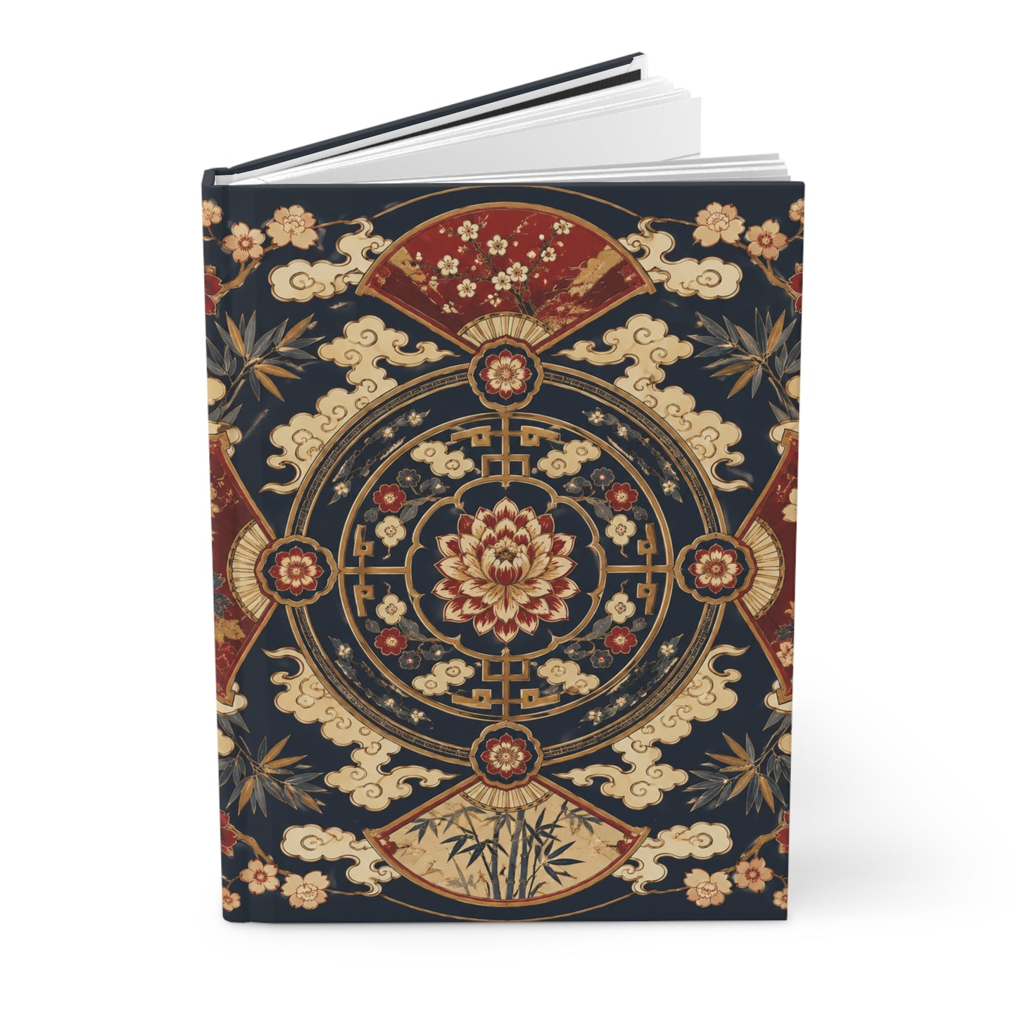 East Asian Mandala Hardcover Journal