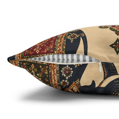 Indian Vintage Traditional Elephant Tapestry Pillow Case Cover