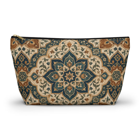 Elaborate Moroccan Mandala Makeup Bag