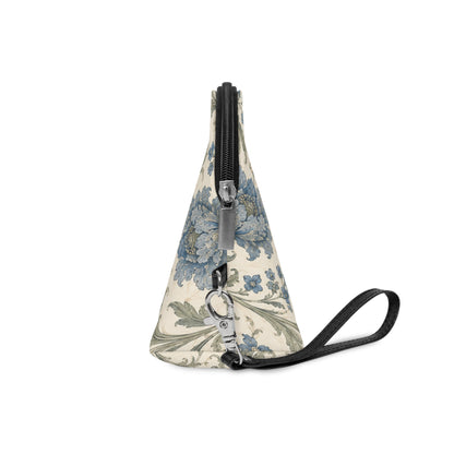 William Morris Floral Blue Makeup Cosmetic Bag