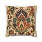 Indian Vintage Paisley Floral Throw Pillow Case Cover