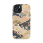 Vintage Japanese Floral Wave Magnetic Impact-Resistant iPhone Cases