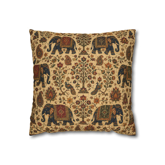 Indian Vintage Traditional Elephant Pillow Case Cover