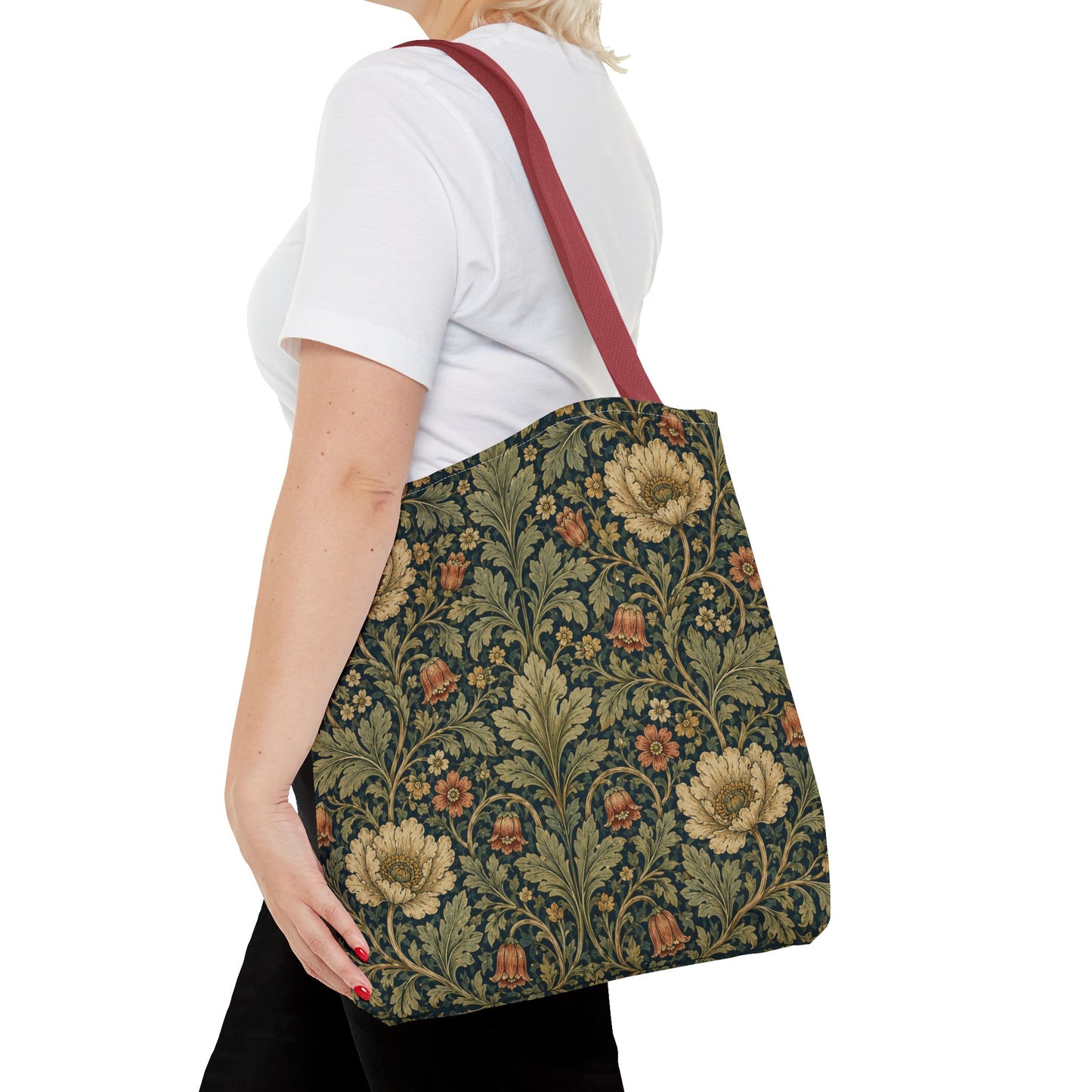William Morris Vintage Botanical Full Art Tote Bag