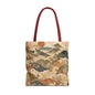 Vintage Japanese Animal Landscape Painting Full Art Tote Bag