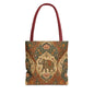 Indian Vintage Tapestry Full Art Tote Bag