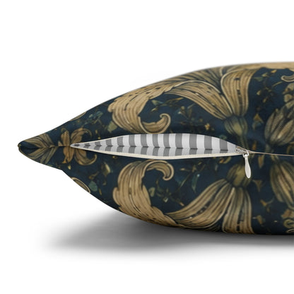 William Morris Damask Floral Lily Pillowcase Cover