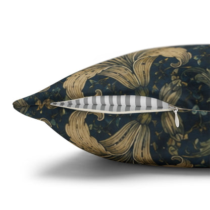 William Morris Damask Floral Lily Pillowcase Cover
