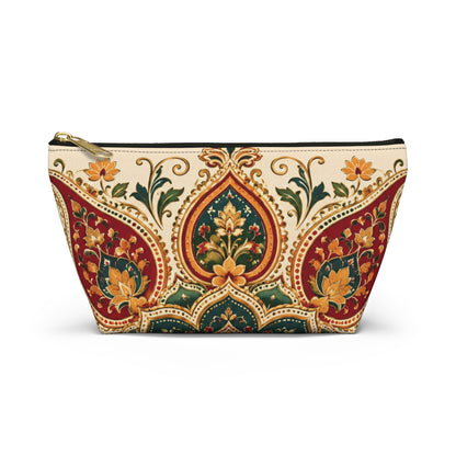 Indian Vintage Floral Mandala Makeup Pouch