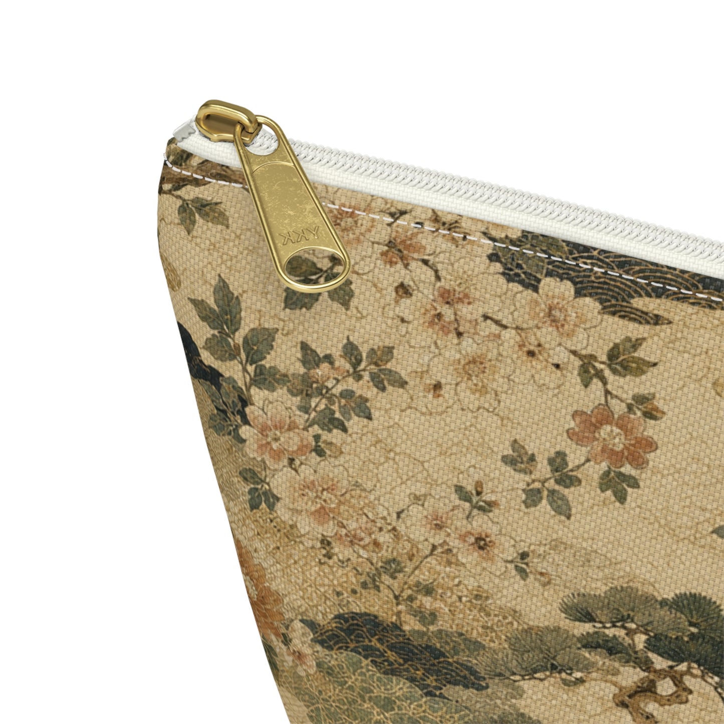 Vintage Japanese Floral Make Up Accessory Bag