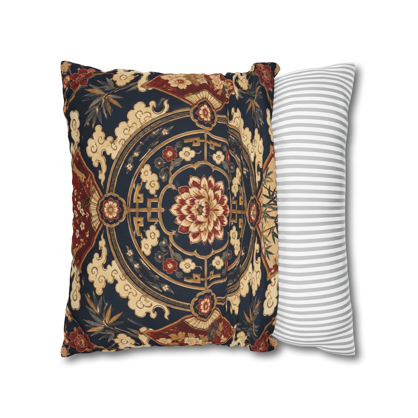 East Asian Mandala Pillow Case