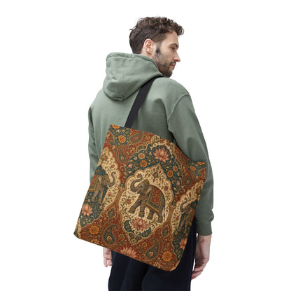 Indian Vintage Tapestry Full Art Tote Bag