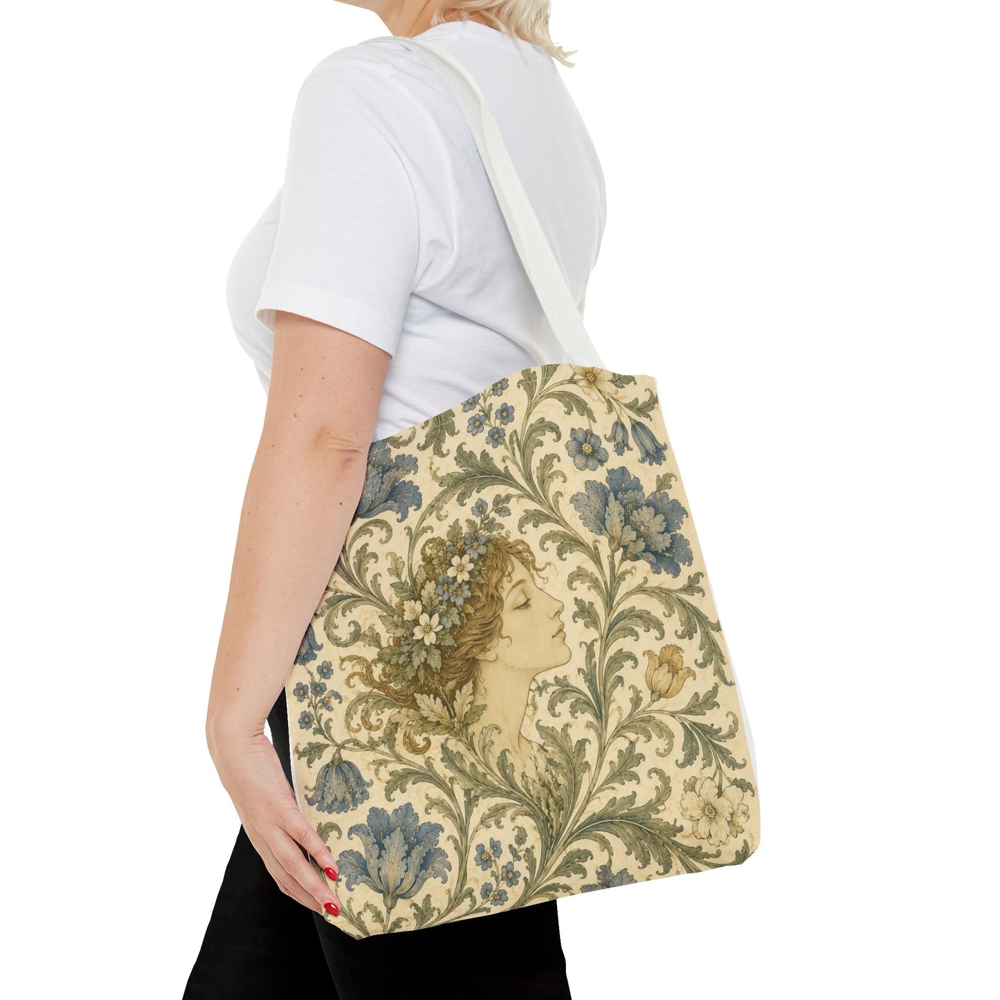 William Morris Vintage Portrait Full Art Tote Bag