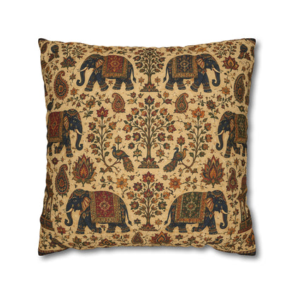 Indian Vintage Traditional Elephant Pillow Case Cover