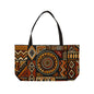 African Tribal Geometric Pattern Weekender Bag Tote Bag