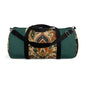 Indian Vintage Indigo Green Bohemian Duffel Gym Bag