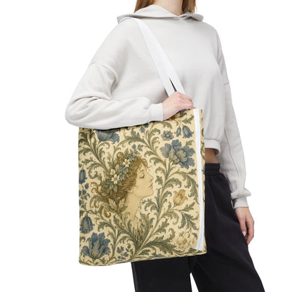 William Morris Vintage Portrait Full Art Tote Bag