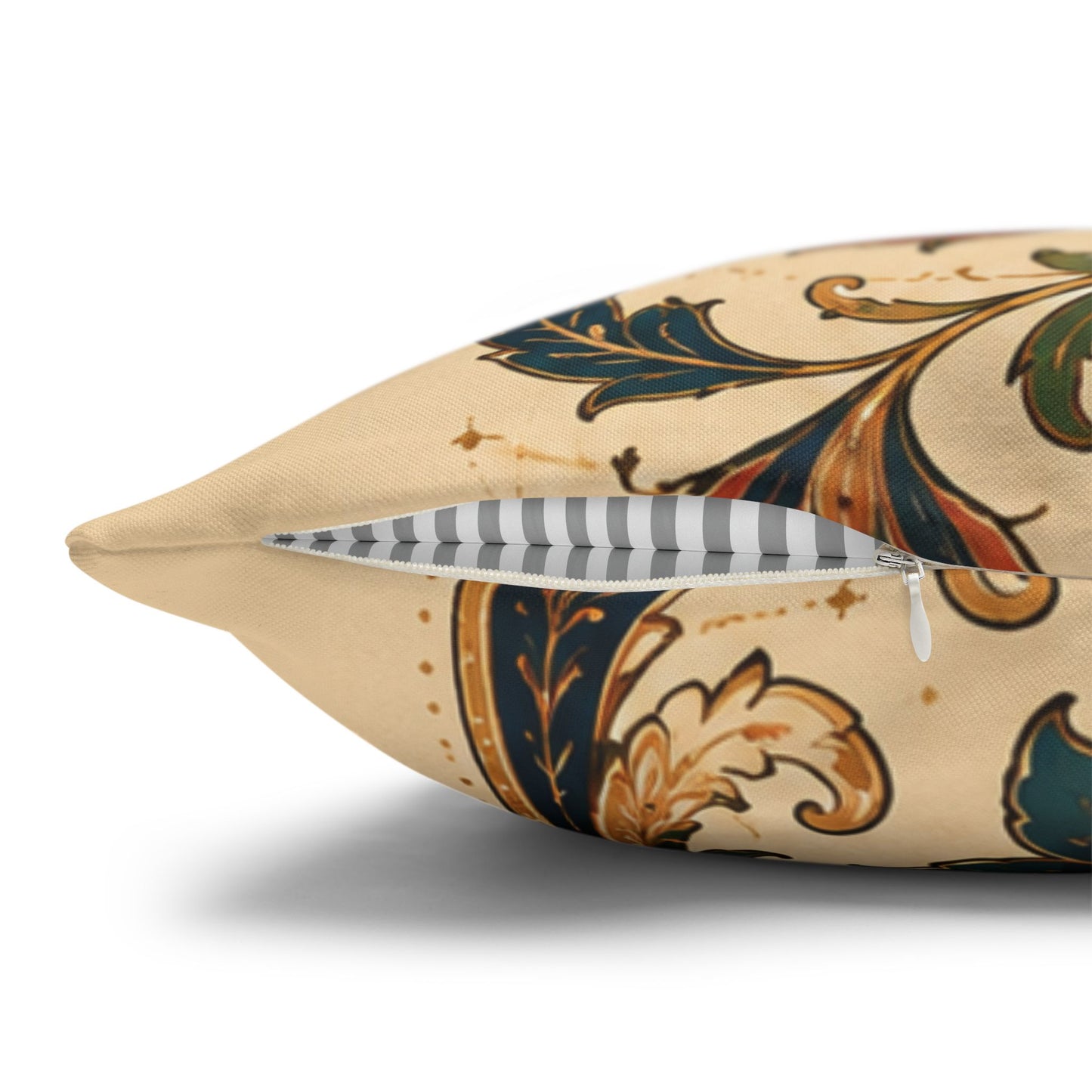 Indian Vintage Paisley Floral Throw Pillow Case Cover