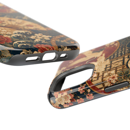 East Asian Floral iPhone Case | Magnetic Impact-Resistant Cases