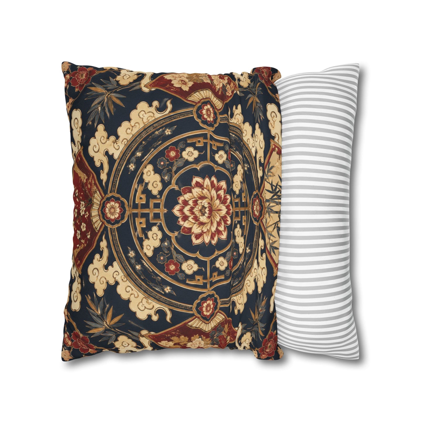 East Asian Mandala Pillow Case
