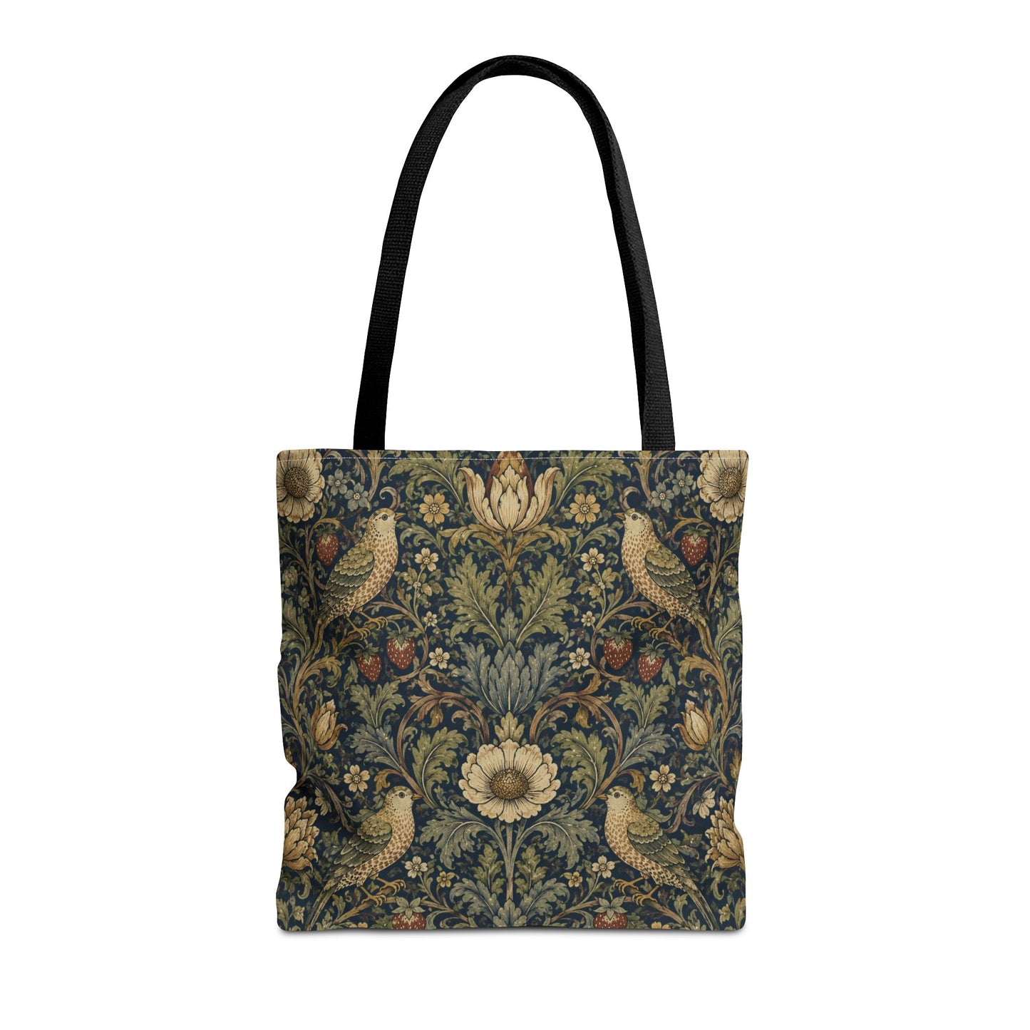 William Morris Vintage Bird Full Art Tote Bag