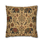 Indian Vintage Traditional Elephant Pillow Case Cover