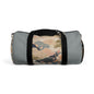 Vintage Japanese Cloudy Blue Wave & Clouds Duffel Bag