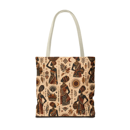 African Woman Figures Full Art Tote Bag