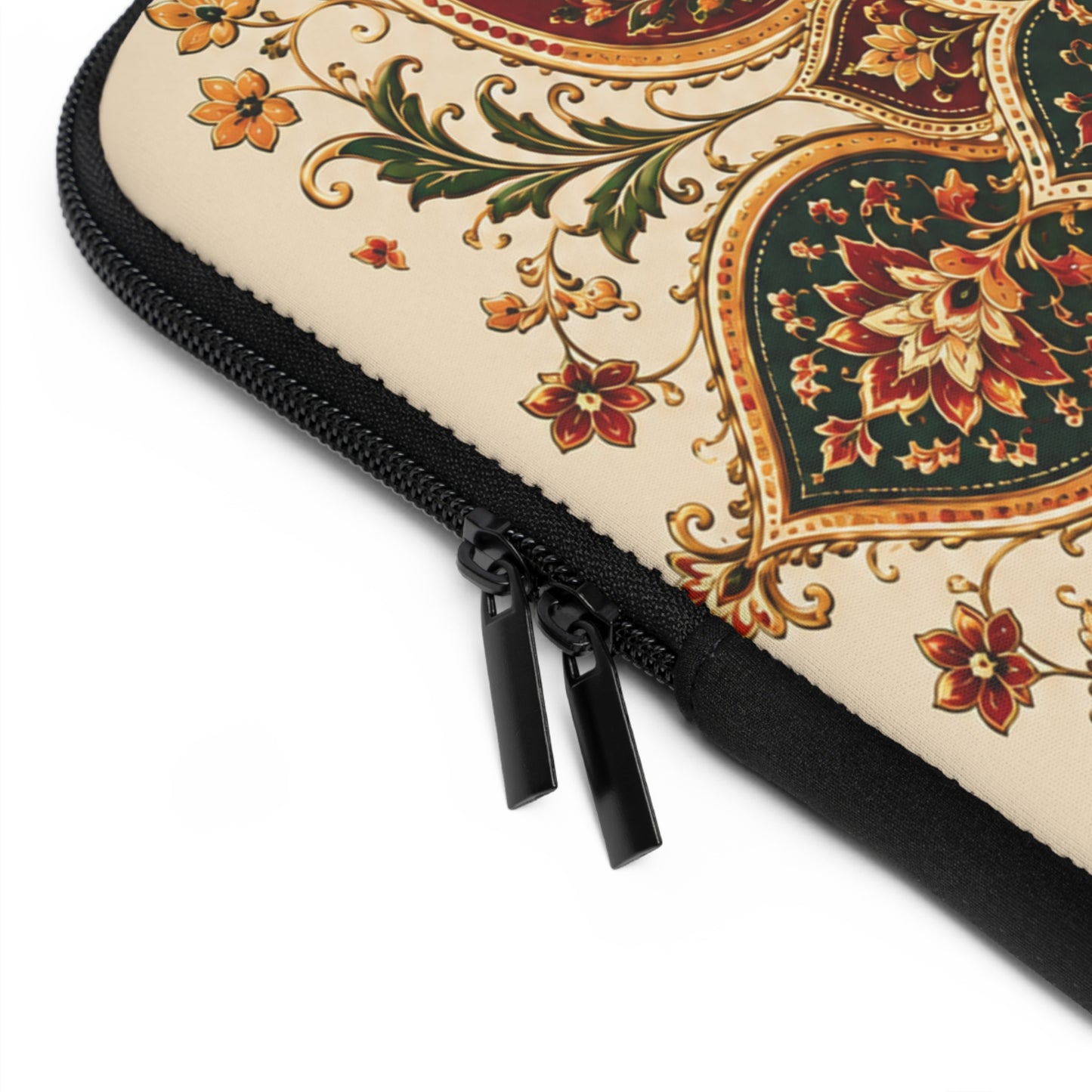 Indian Vintage Floral Mandala Laptop Sleeve