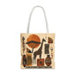 African Safari Giraffe Full Art Tote Bag