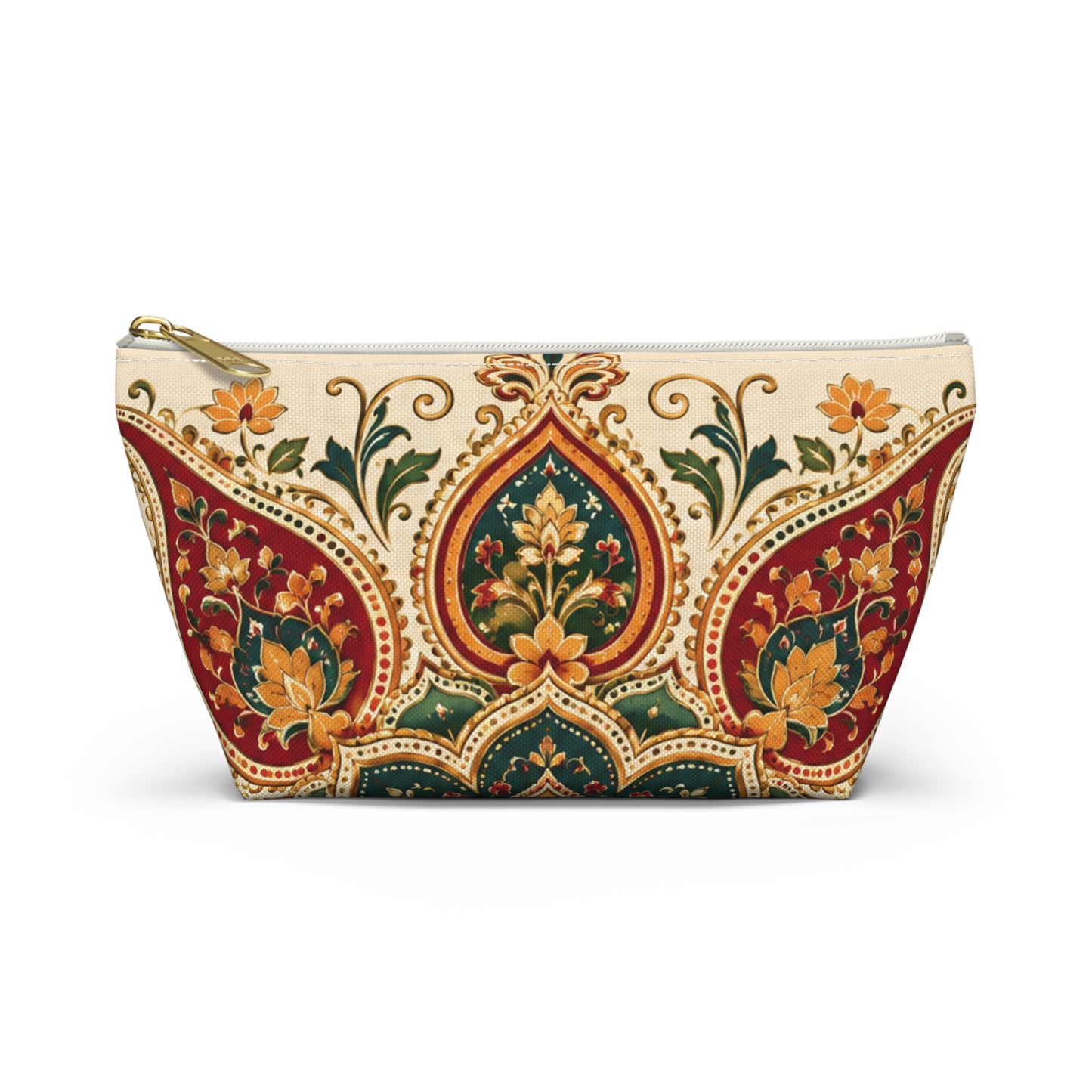 Indian Vintage Floral Mandala Makeup Pouch